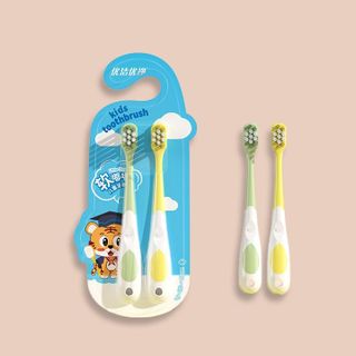 Combo 2 Bàn Chải Đánh Răng Cho Bé, Bàn Chải Răng Cho Bé Siêu Mềm Bảo Vệ Nướu