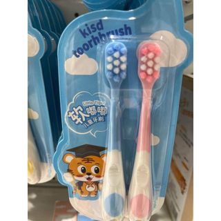 Combo 2 Bàn Chải Đánh Răng Cho Bé, Bàn Chải Răng Cho Bé Siêu Mềm Bảo Vệ Nướu