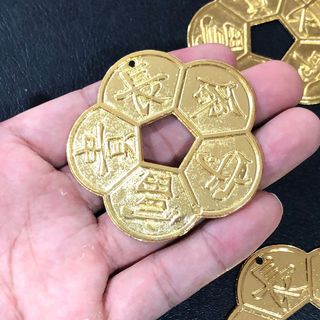 Sỉ Đồng Xu Hoa Mai Đồng Mạ Vàng Bỏ Bóp Ví Phong Thuỷ Tài Lộc May Mắn giá sỉ - giá bán buôn