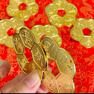 Sỉ Đồng Xu Hoa Mai Đồng Mạ Vàng Bỏ Bóp Ví Phong Thuỷ Tài Lộc May Mắn giá sỉ - giá bán buôn