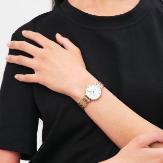 ĐỒNG HỒ NỮ CAO CẤP D.W PETITE ROMAN NUMERALS DÂY THÉP MẶT TRÒN KÈM TEM KÍCH HOẠT BẢO HÀNH ĐIỆN TỬ 2