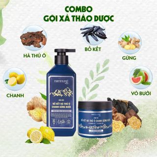 Combo dầu gội 500ml vàdầu xả 200gr Nam Nung Chính Hãng