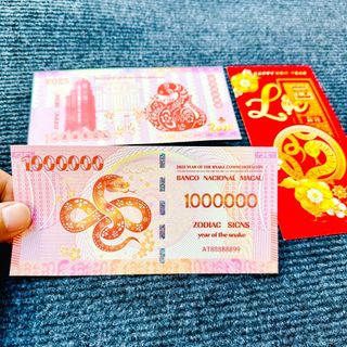 Tờ Tiền Con Rắn 1 Triệu Lưu Niệm - Phong Thuỷ May Mắn - Có Chỉ Bảo An giá sỉ - giá bán buôn