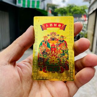 Sỉ KIM BÀI ông NGŨ LỘ THẦN TÀI giá sỉ - giá bán buôn, lì xì Tết.