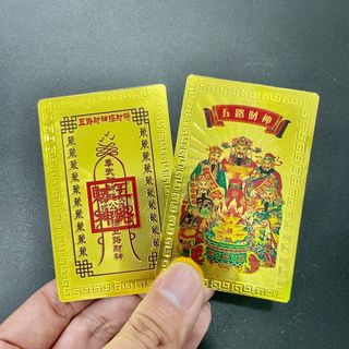 Sỉ KIM BÀI ông NGŨ LỘ THẦN TÀI giá sỉ - giá bán buôn, lì xì Tết.