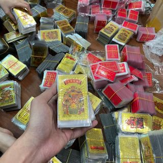Sỉ KIM BÀI ông NGŨ LỘ THẦN TÀI giá sỉ - giá bán buôn, lì xì Tết.
