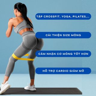 [TRỢ GIÁ] Set 5 Dây Kháng lực Tập Toàn Thân Yoga Gym ,dây bền dẻo dai nam nữ, Dây cao su kháng lực, Dòng Cao Cấp