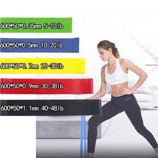 [TRỢ GIÁ] Set 5 Dây Kháng lực Tập Toàn Thân Yoga Gym ,dây bền dẻo dai nam nữ, Dây cao su kháng lực, Dòng Cao Cấp