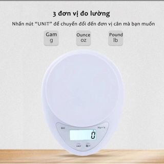 [TRỢ GIÁ] Cân Tiểu Ly Điện Từ Mini cao cấp định lượng 1g - 5kg- (Tặng thước giây- 2pin) - CHANLONG
