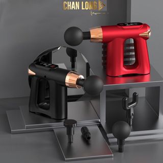 Máy massage cầm tay có chức năng xung điện đi kèm miếng dán cao cấp