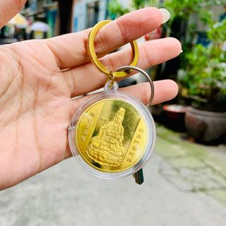Móc khóa đồng xu Quan âm bồ tát giá sỉ - giá bán buôn
