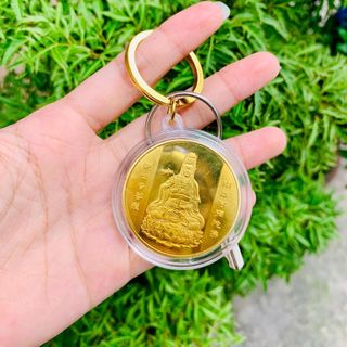 Móc khóa đồng xu Quan âm bồ tát giá sỉ - giá bán buôn