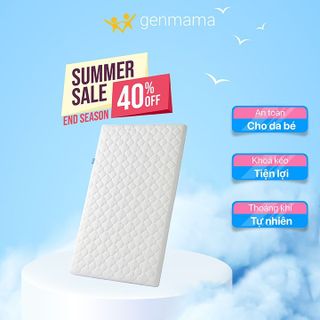Nệm Xơ Dừa Cho Cũi Bé 100% Xơ Dừa Tự Nhiên, Thoáng Mát, Đệm Ngủ Cho Bé Sơ Sinh, Đệm Cũi Cho Bé Genmama