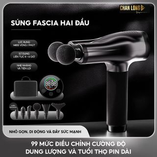 Máy massage cầm tay cao cấp ZD-99 Pro với 99 chế độ, 12 đầu massage , màn hình LCD
