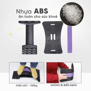 Dụng cụ massage tập lưng cao cấp giảm thoái hóa đốt sống