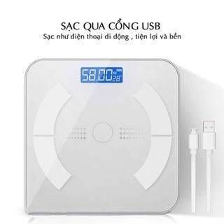 Cân Điện Tử Sạc USB Kết Nối Bluetooth Phân Tích Chỉ Số CL01