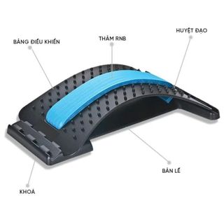 Dụng cụ massage tập lưng cao cấp giảm thoái hóa đốt sống