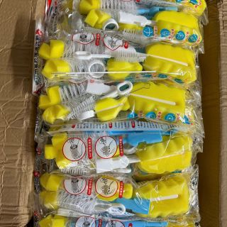 Set 6 Món Dụng Cụ Cọ Rửa Bình Sữa Đa Năng Cho Bình Sữa Pigeon, Hegen, Moyuum, Comotomo, Avents