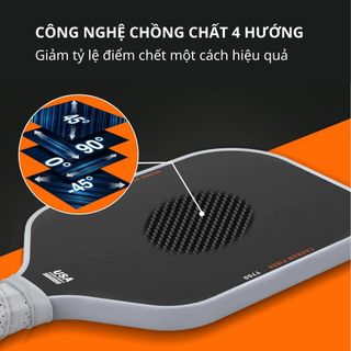Vợt Pickleball T700 Pro - T700 Hyperion công thủ toàn diện, thiết kế rỗng tiêu chuẩn USAPA chất lượng cao | CHANLONG