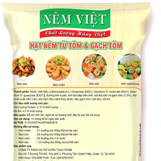 Hạt Nêm Việt (Tôm & Gạch Tôm) loại 400gr