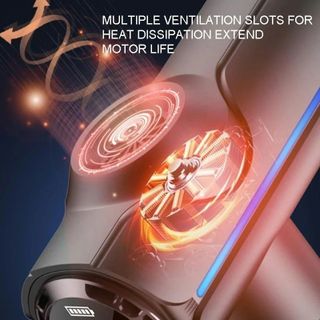 Máy massage cầm tay ZD MG-202 cao cấp không chổi than lực siêu mạnh 15000 vòng/phút,pin 4000 Mah 6 đầu 20 chế độ