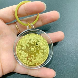 MÓC KHÓA XU LONG PHỤNG SUM VẦY giá sỉ - giá bán buôn