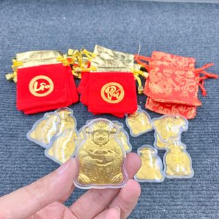 Thỏi Thần Tài Mạ Vàng Cao Cấp Tặng Túi Gấm giá sỉ - giá bán buôn, lì xì Tết.