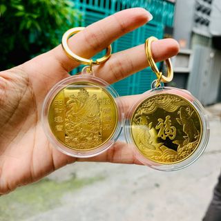 MÓC KHÓA XU THẦN TÀI giá sỉ - giá bán buôn