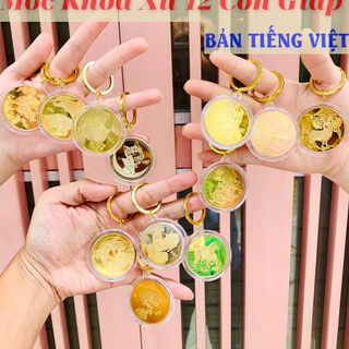 Móc khoá 12 con giáp giá sỉ - giá bán buôn, lì xì Tết.