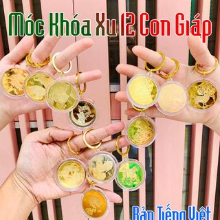 Móc khoá 12 con giáp giá sỉ - giá bán buôn, lì xì Tết.