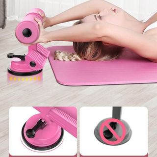 Dụng cụ Chữ T tập cơ bụng gym yoga tại nhà gập bụng có đế hút gắn sàn chữ bàn đạp nâng cấp Tập Bụng Cao Su