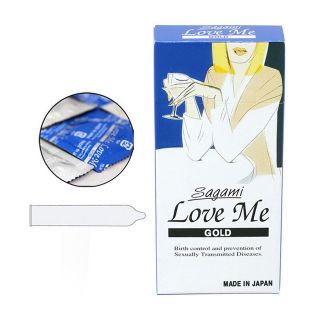 Bao cao su Sagami Love Me Gold (10 chiếc/hộp