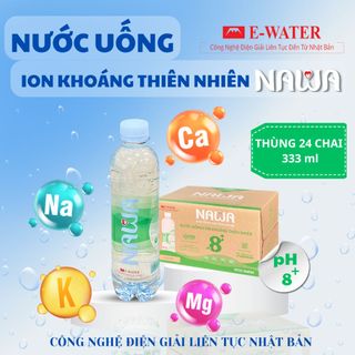Nước uống ion khoáng thiên nhiên NAWA chai 333ml - Bổ sung khoáng chất