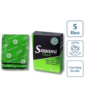 Bao cao su siêu mỏng Sagami Type E gân gai