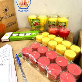 Nến Ly nhựa (Votive) gói 10 Viên, hàng chất lượng cao