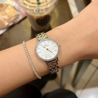 ĐỒNG HỒ NỮ CAO CẤP D.W LUMINE BEZEL VIỀN HỘT