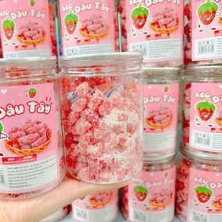 Kẹo Dâu Tây Hũ 400G Đặc Sản Đà Lạt