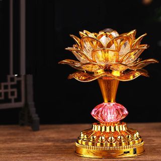 ĐÈN THỜ HOA SEN TỤNG KINH 50 BÀI