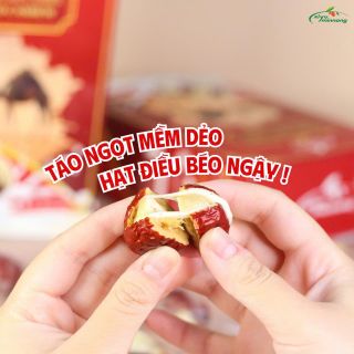 Táo đỏ kẹp sữa lạc đà nhân hạt điều