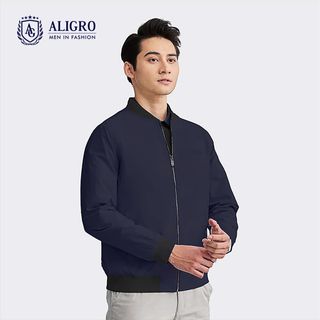 Áo khoác nam hai lớp ALIGRO kiểu dáng năng động nhưng lịch thiệp, chất liệu cao cấp giữ ấm tối đa - ALGAKB
