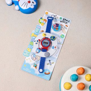 Đồng hồ trẻ em kèm sticker dễ thương