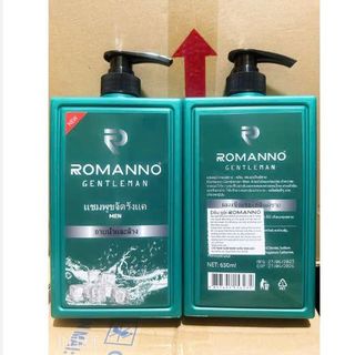 Dầu gội và sữa tắm Romano xanh 650ml