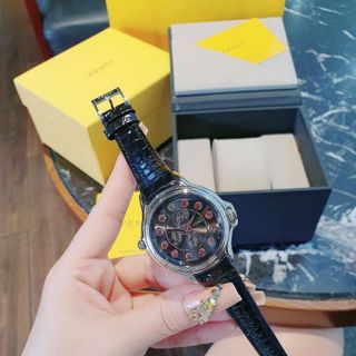 HOT SALE ĐỒNG HỒ MÁY THUỴ SĨ DÂY DA FENZI MẶT PHA LÊ XOAY 14
