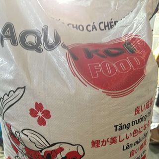 Cám cá koi Aqua koi sự lựa chọn tuyệt vời nuôi cá koi