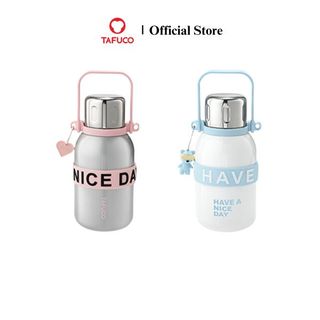 Bình giữ nhiệt TAFUCO 900ml Inox 316 Fashionista Outdoor Tumbler (hồng bạc, vàng xanh)