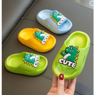 Dép bánh mì khủng long siêu cute cho bé trai, bé gái êm chân