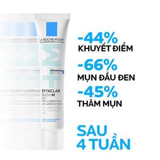 KEM DƯỠNG LA ROCHE-POSAY GIẢM MỤN HIỆU QUẢ 40ML EFFACLAR DUO+ M