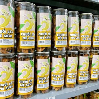 Chuối Sấy Mè Gừng Hủ 280G