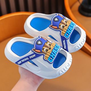 Dép bánh mì quai ngang Hình Chó Cứu Hộ Cho Bé Từ 2 đến 9 Tuổi Đế Mềm Chống Trơn Trượt