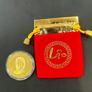 Sỉ Rẻ Nhất] Đồng Xu Cô Võ Thị Sáu Mạ Vàng Tặng Túi May Mắn - Phong Thủy Làm Ăn Mua Bán Chiêu Tài Lộc
